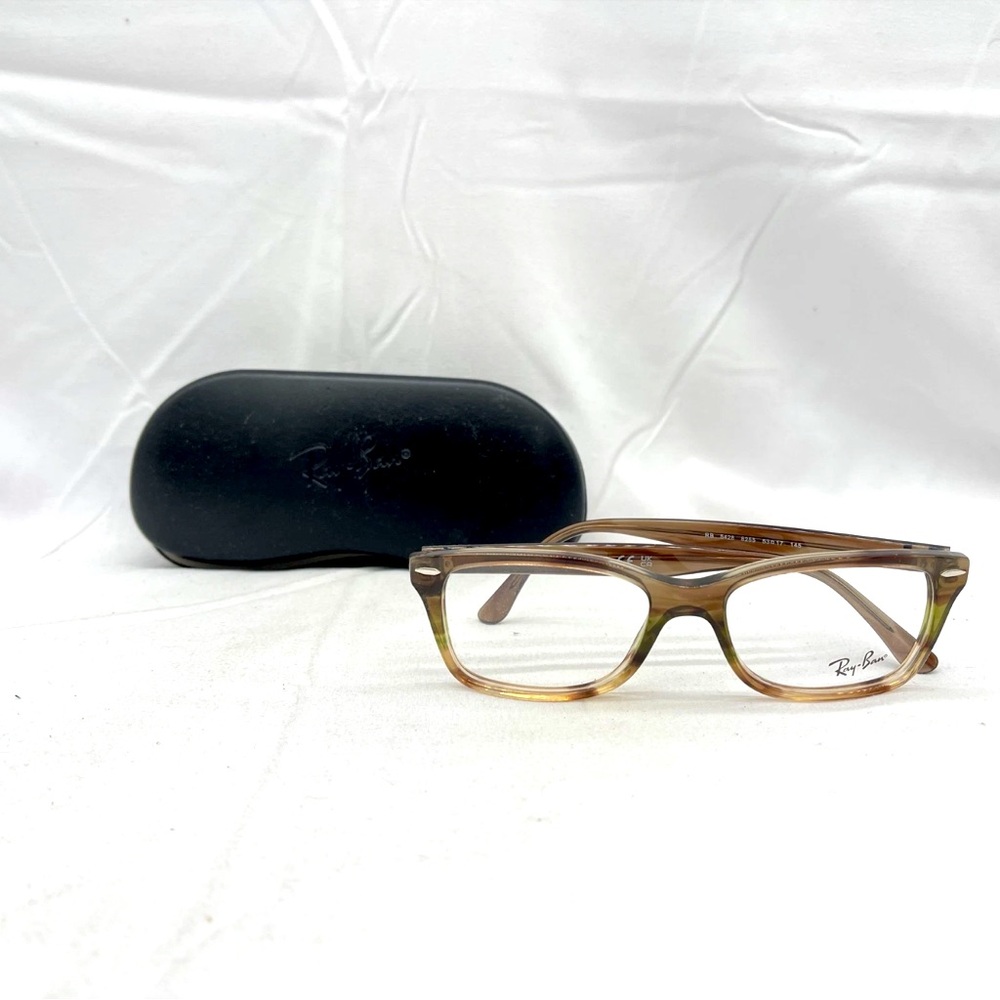 Ray-Ban Brown Rectangular Glasses